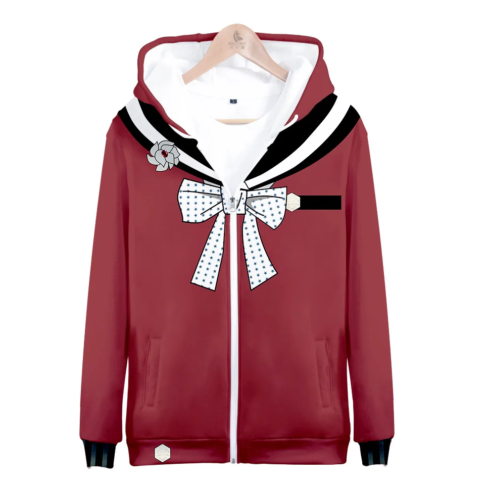 Куртка с капюшоном на молнии для косплея по мотивам аниме данганронпа V3 |