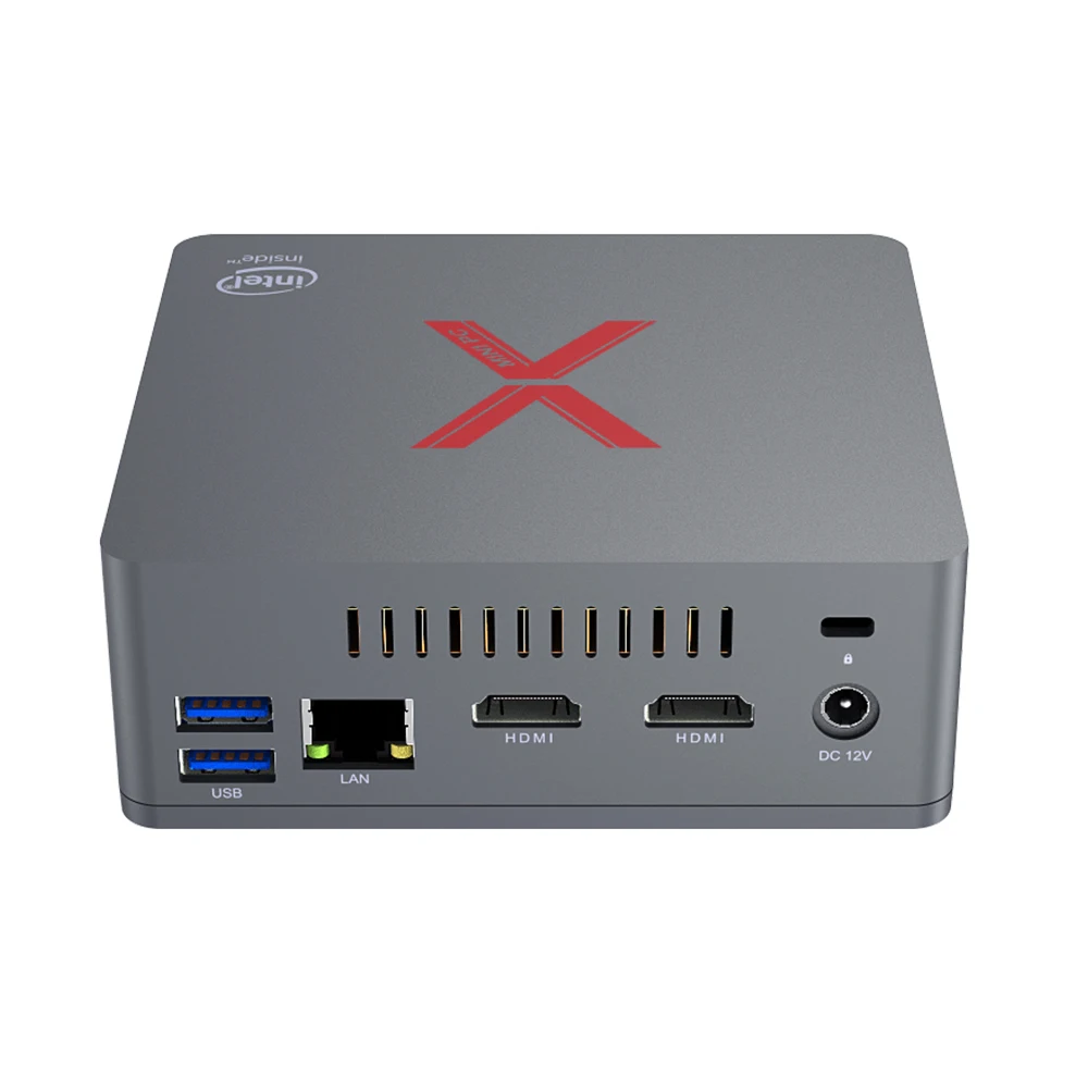 BT3X J3355 Windows 10 Мини ПК DDR3L 4 ГБ EMMC 64 Гб HD двойной дисплей * USB3.0 1000 м LAN Win10 мини медиа