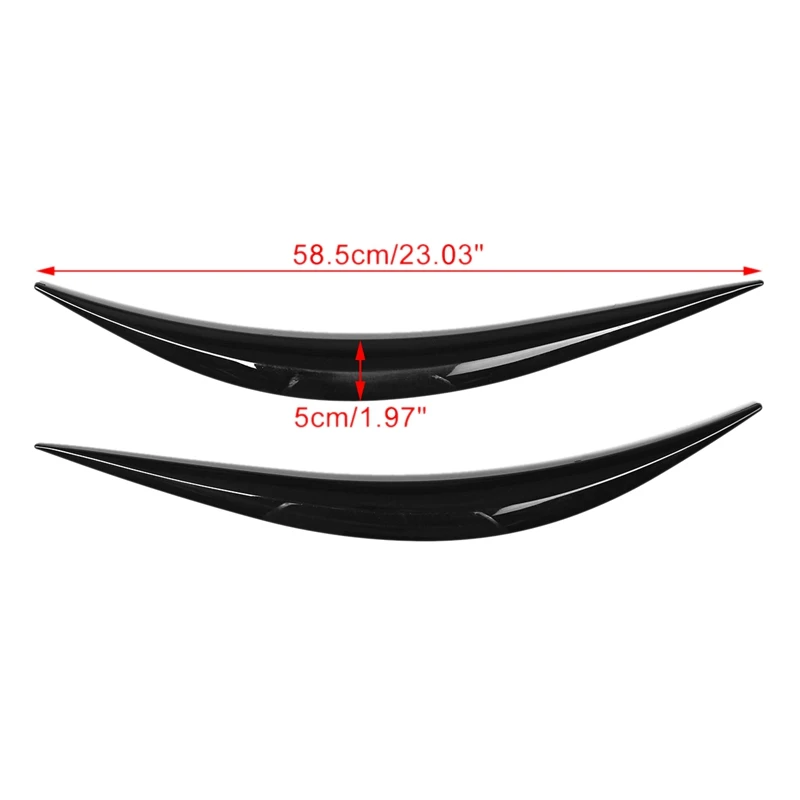 Автомобильная фара крышка для глаз веки блеск бровей черная отделка украшение