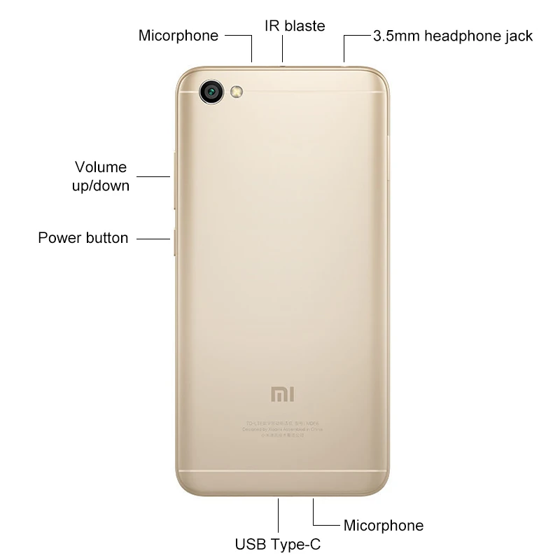 В наличии глобальная версия Xiaomi Redmi Note 5A 2 Гб ОЗУ 16 ПЗУ мобильный телефон Snapdragon 425