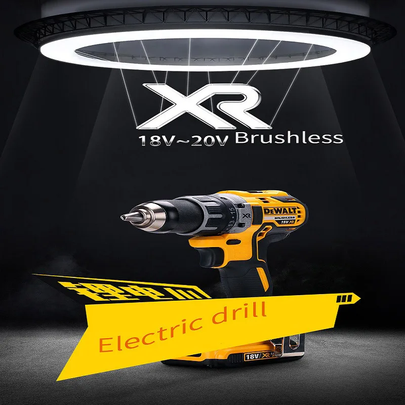 Dewalt DCD791/777 бесщеточный литиевая электродрель 18V электрическая отвертка Перезаряжаемые