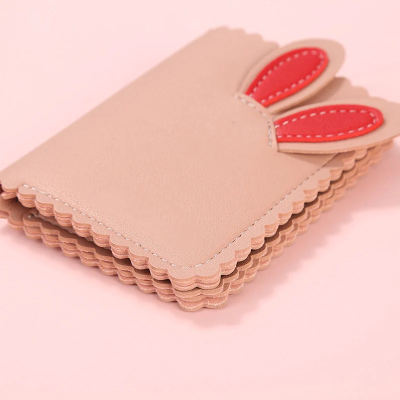 Простая Обложка для паспорта кошельки женщин модные милые короткие женские