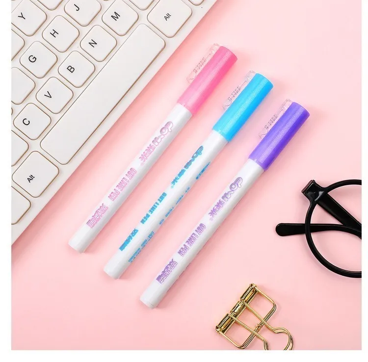 1 Pc Drawing Manga Art Marker Pens 8 Colors Highlighter Markers Art Supplies Diy Scrapbooking School Supplies Stationery