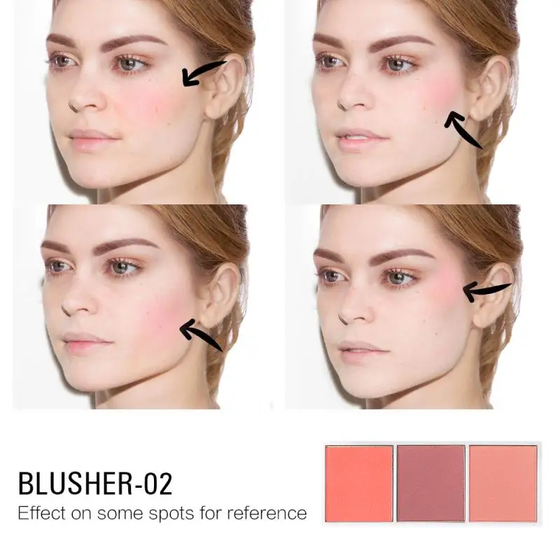 1 шт. 3 цвета блестящая накладка контур лица флуоресцентная палитра водостойкая