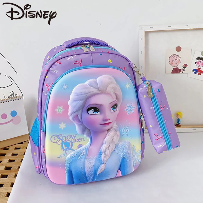 Рюкзак для начальной школы Disney Холодное сердце милый школьный ранец с градиентом