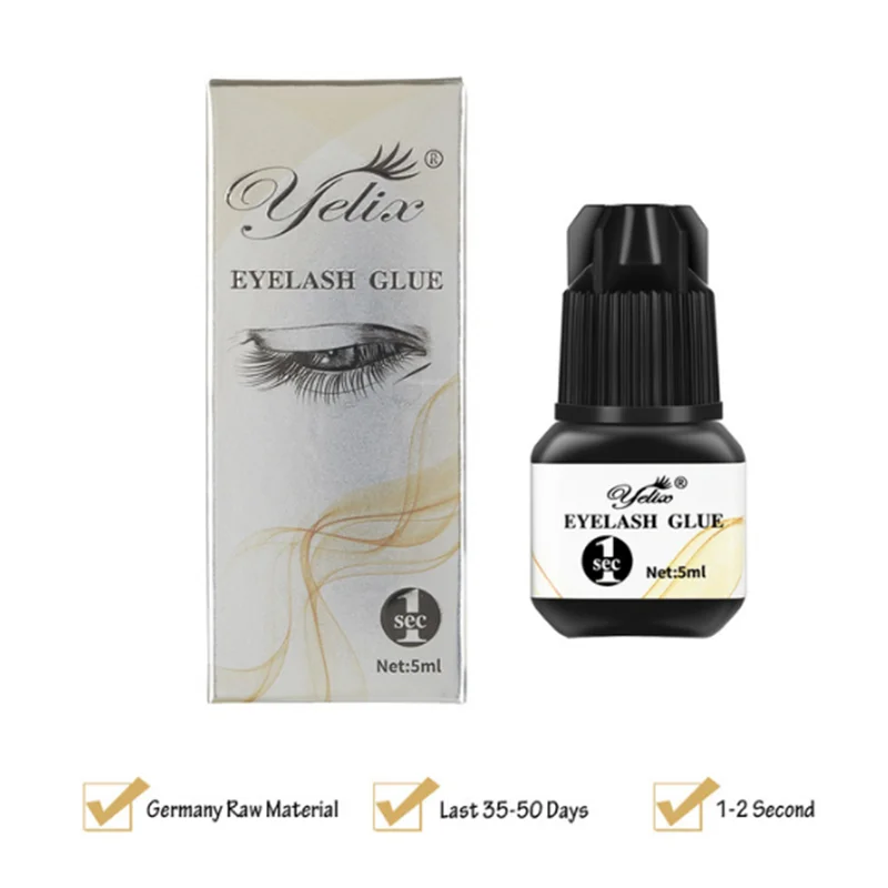 

Клей для наращивания ресниц 1-2 секунды, быстро сохнут, отдельных клей для ресниц черный клей для хранения макияжа накладные ресницы для нара...