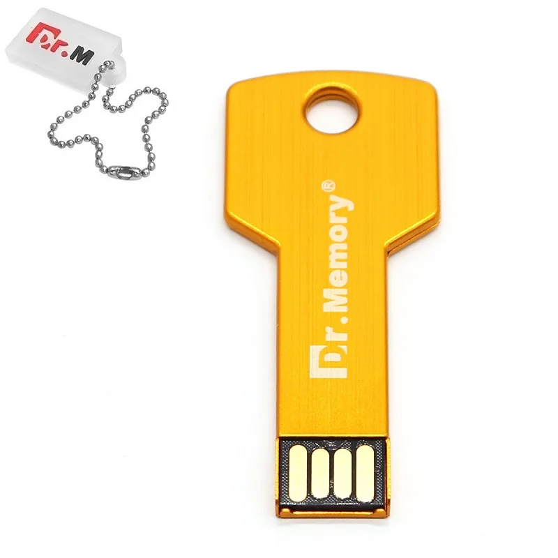 USB флеш-накопители с цветными клавишами, 32 ГБ, мультиинструменты, металлическая флешка, 64 ГБ, реальная емкость, 4 ГБ, 8 ГБ, 16 ГБ, 32 ГБ, 64 ГБ, USB карта памяти, U диск - Цвет: Gold