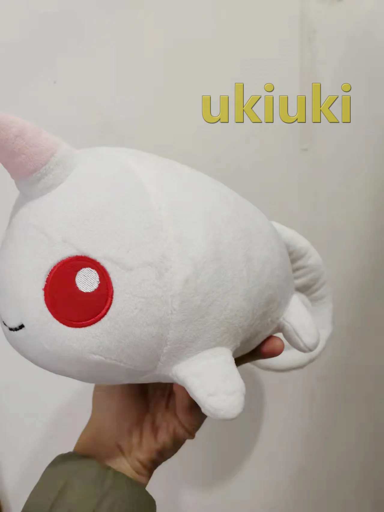 Маленькая симпатичная белая аниме-талисман со звездой хранителя Jinx 38 см мягкая и