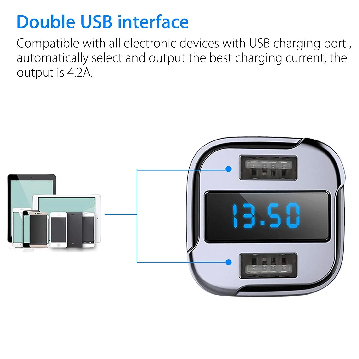 Портативный 2 в 1 gps трекер локатор 12 в двойной зарядное устройство usb вольтметр устройство слежения в режиме реального времени автомобильный Стайлинг дропшиппинг