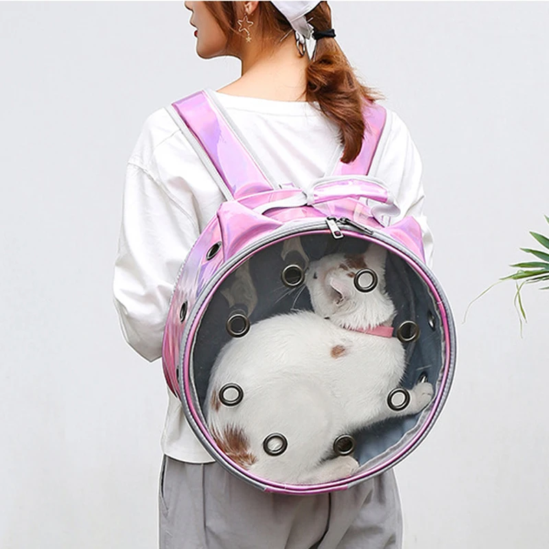 Красивая дышащая Портативная Сумка переноска для домашних животных дорожная