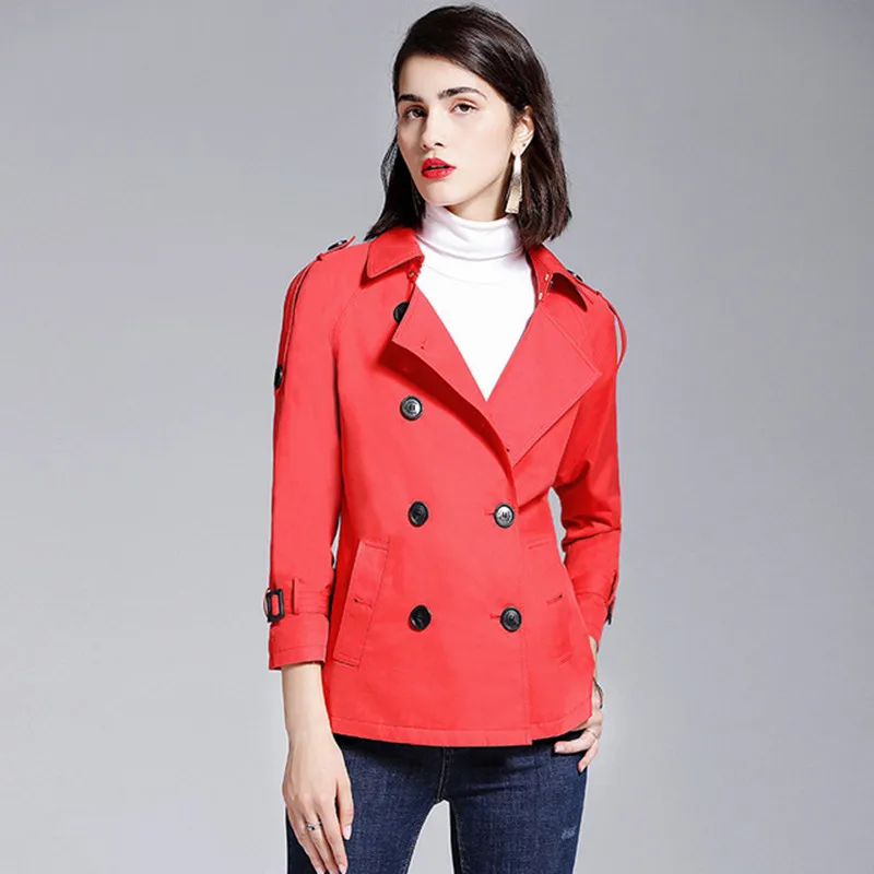 Новая Осенняя Женская куртка модная женская ветровка короткая Женский Осенний