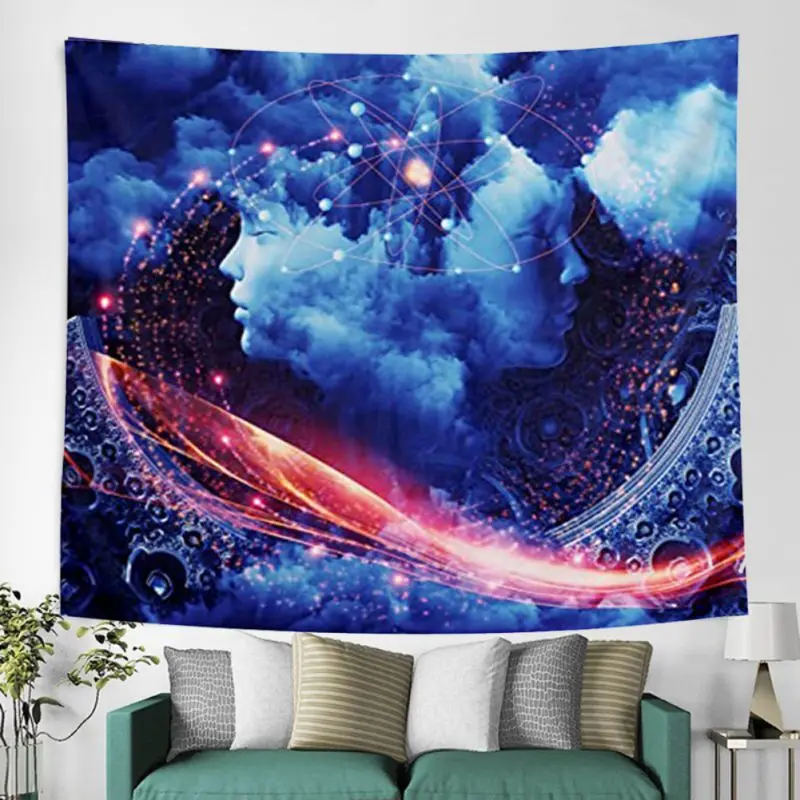 

Psychedelic Tapestry Mystic Chakra Meditation Planet Magic Pattern Wall Hanging Tapestry For Living Room Bedroom Dorm Decor 2021