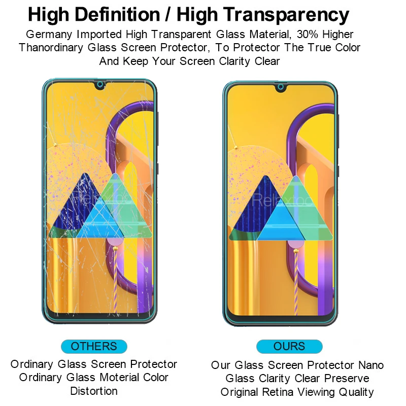Закаленное стекло для samsung m30s m307F SM 2019 Защитное Galaxy защитная пленка экрана 2