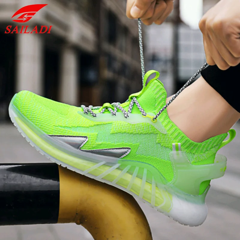 

Sailadi Running Shoes Men Comfortable Breathable Casual Popcorn Sports Shoes Outdoor Fitness Training Walking Sneakers S2188