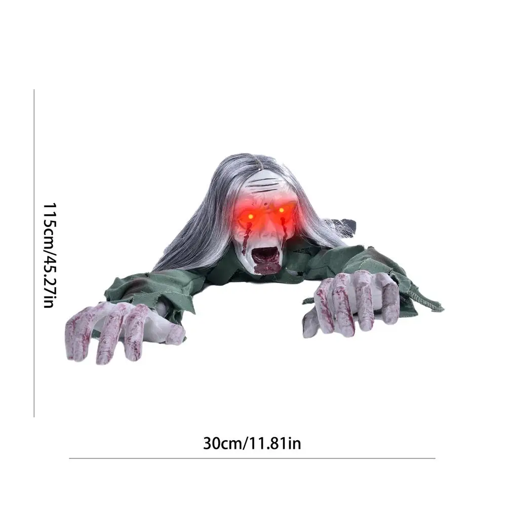 

Halloween Creeping Zombie Voice Control Electric Wall Climbing Ghost Secret Room Ktv Haunted House Decoration Props Thriller Toy