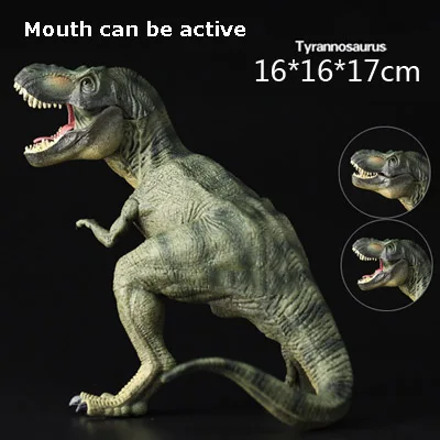 Оригинальные Динозавры юрского периода Indominus rex Spinosaurus raptor модель трицератопса коллекционные вещи Детские обучающие игрушки для детей подарок - Цвет: Tyrannosaurus