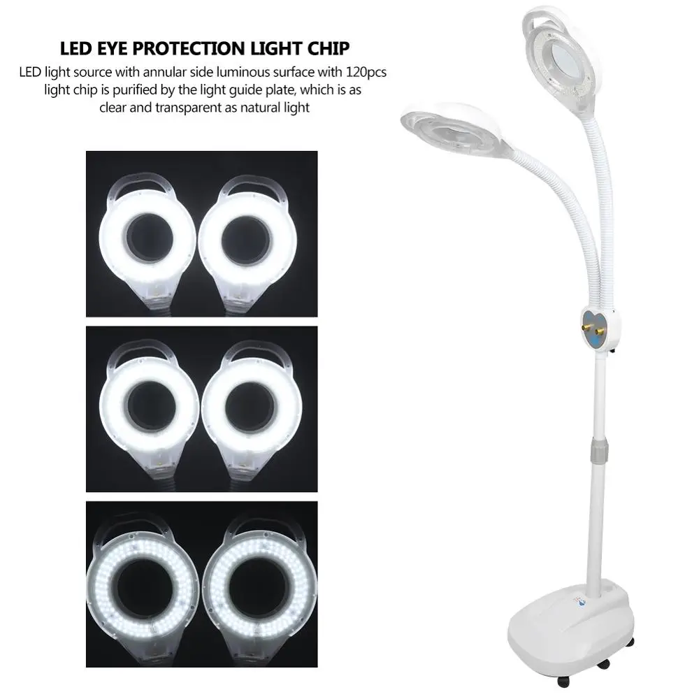 Светодиодный двойной головкой затемнения ремень на запястье 8 раз