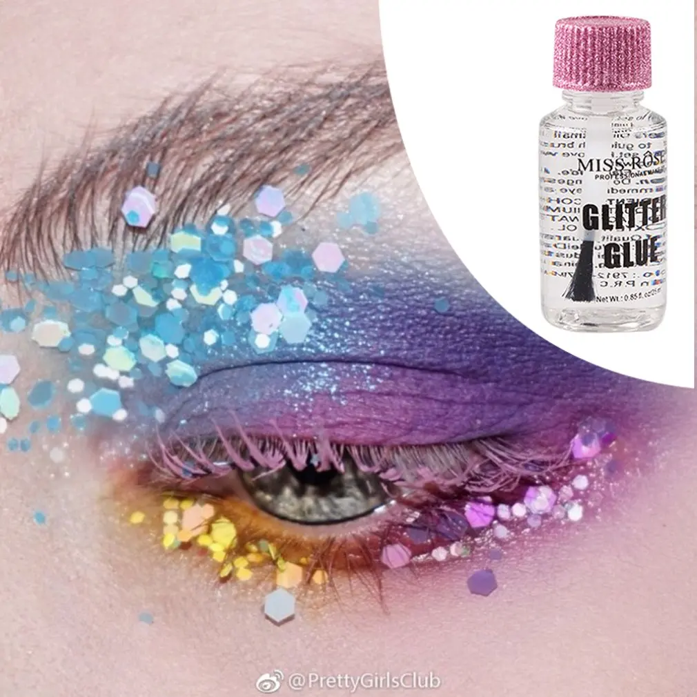 Голографический Блеск тени для век клей анти чувствительный водонепроницаемый