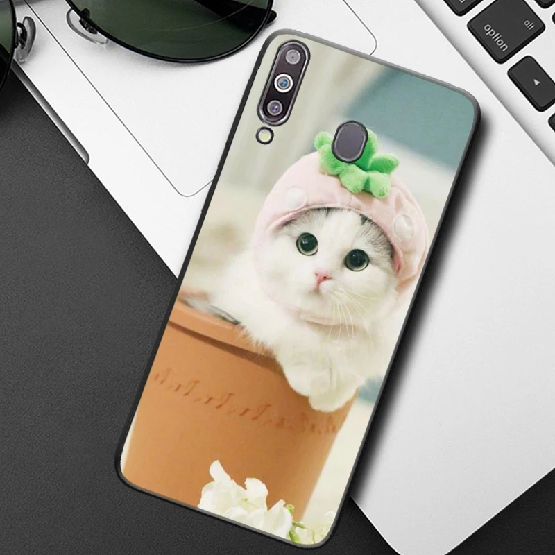 

New Year Gifts Cute Cats Phone Case for Samsung A7 A9 2018 M31 M31S M21 M11 M10 M10S M20 M30S M40 M51 M01 Silicone Shell Coque