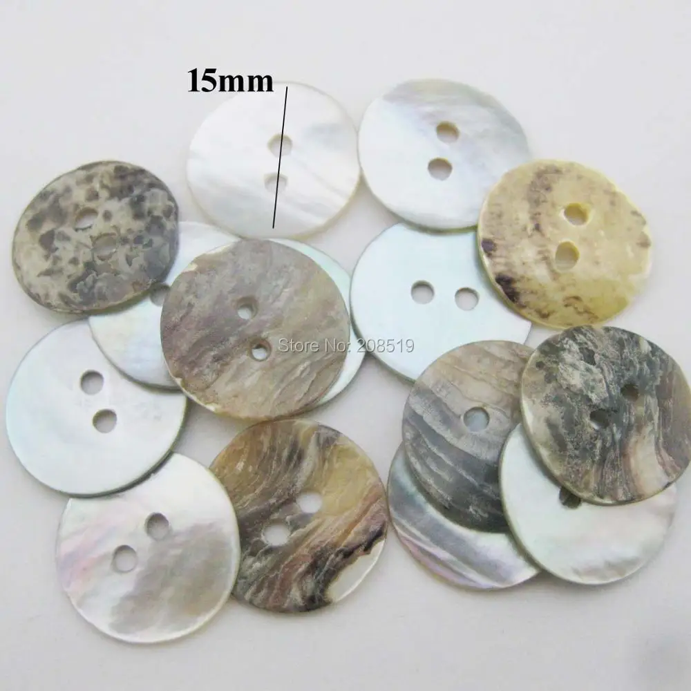 NBNNKG природа море оболочка изготовленная рубашка кнопки 30 шт. Multisizes шитья одежды