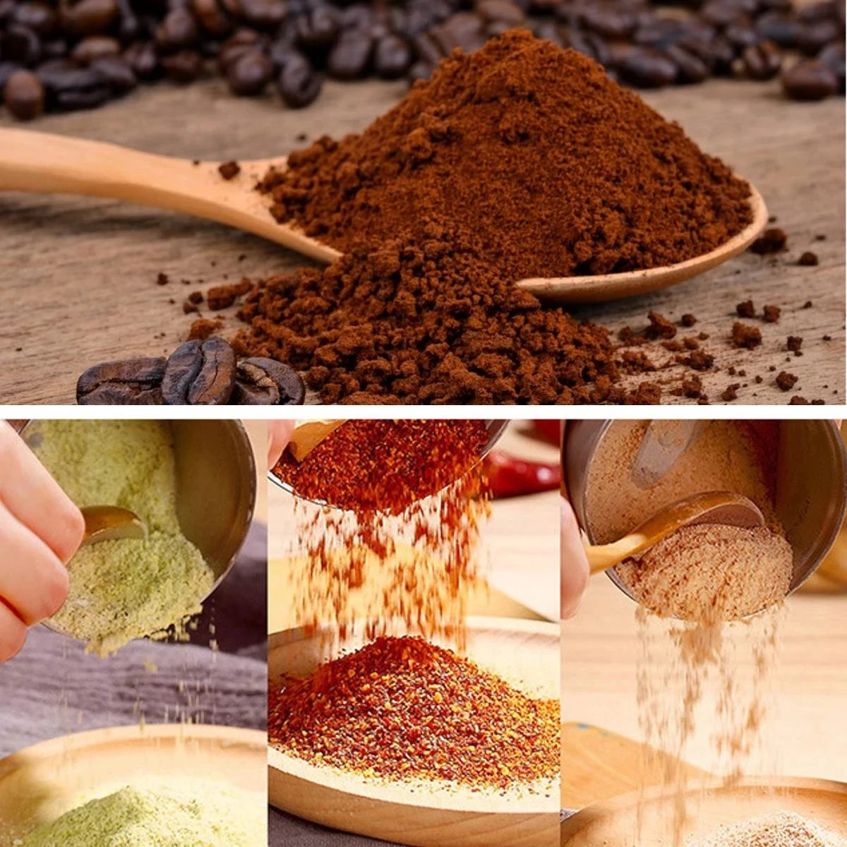 Миниатюрная кухонная электрическая кофемолка для зерен злаков орехов бобов