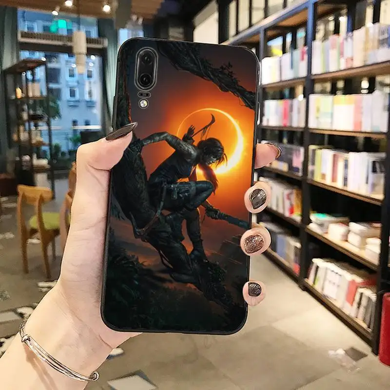 

tomb raider ps4 hot game sticker luxury Phone Case funda For Huawei honor Mate P 10 20 30 40 Pro 10i 9 10 20 8 x Lite