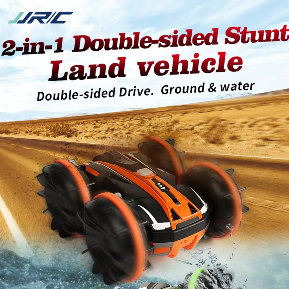 

Q81 1:20 2.4G 2-in-1 RC Car Remote Control Car RC Stunt Car Double Sided Drift Amphibious 360 Degree Rotation RC Vehicle Models