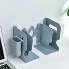 Книжная полка, выдвижная настольная стойка для хранения учебных книг с держателем для ручки, Настольная стойка для хранения учебных книг с держателем для ручки