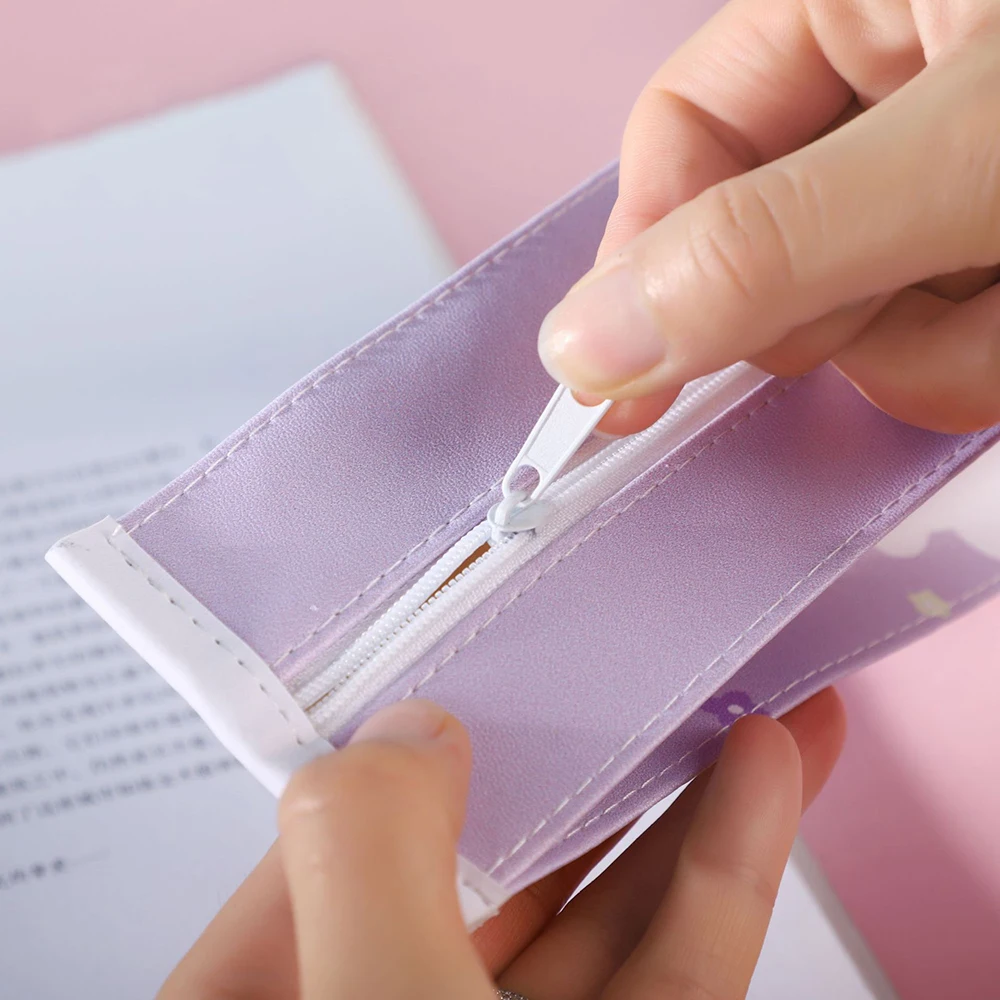 Милый мультяшный школьный Карандаш Чехол из искусственной кожи пенальти чехол