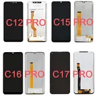 Для OUKITEL C12 C15 C16 C17 Pro ЖК-дисплей + сенсорный экран дигитайзер панель Стекло в сборе Полная замена Запчасти для телефона