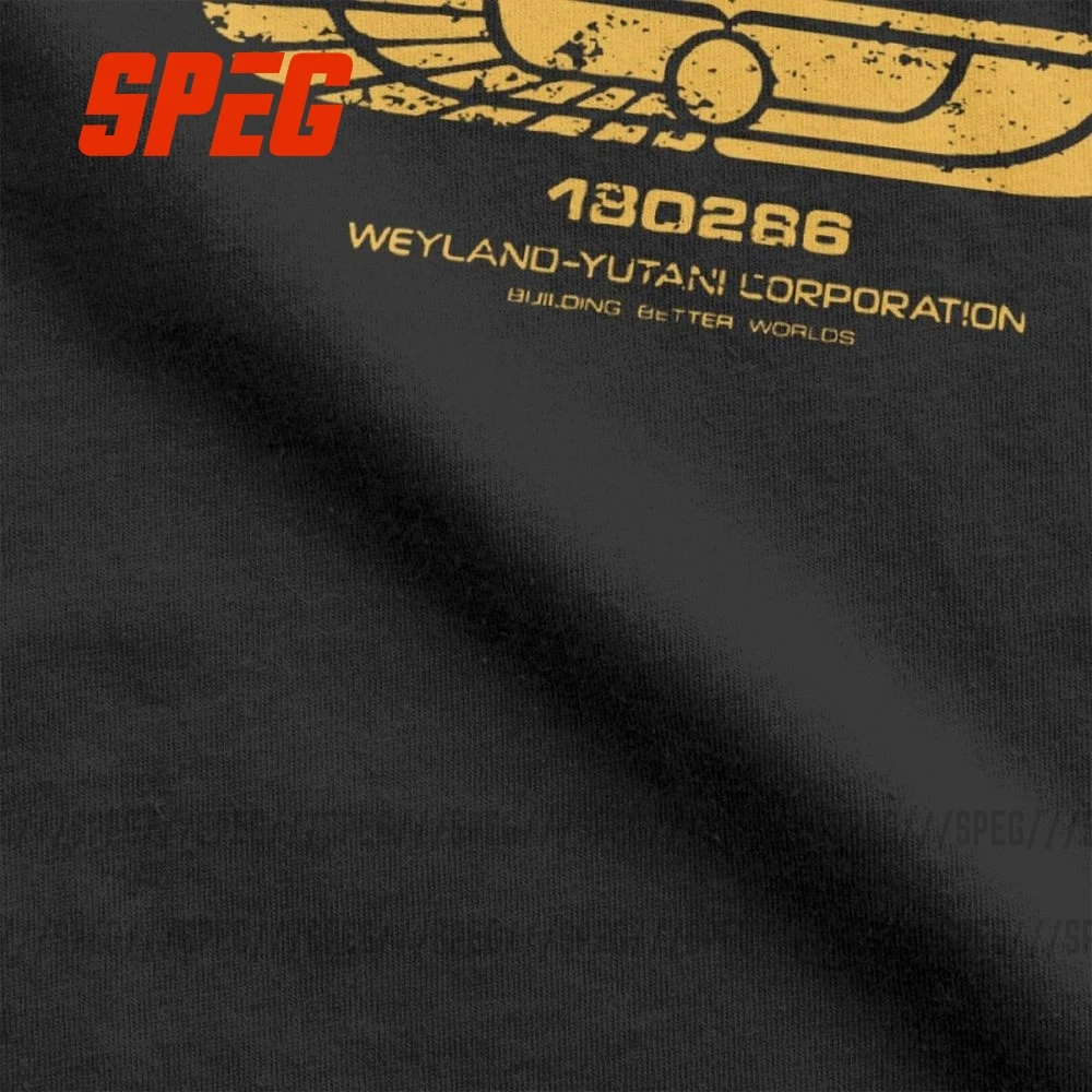 Мужская футболка с короткими рукавами Alien Weyland Yutani corp. Nostromo Crew USCSS 100% хлопок одежда