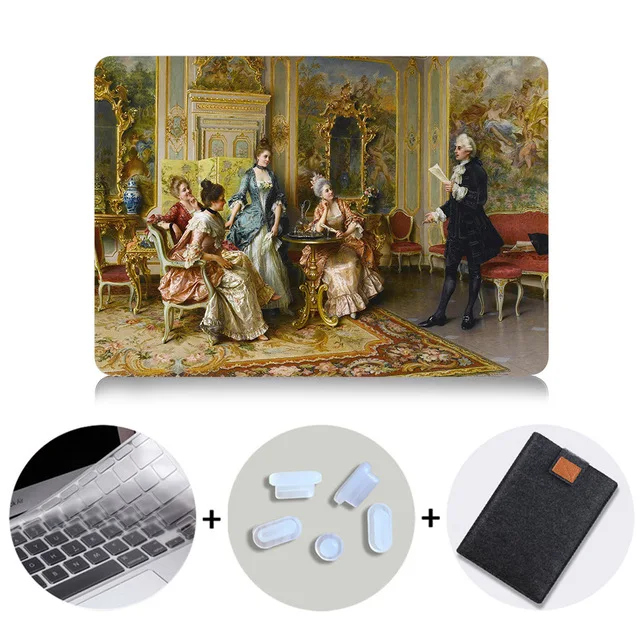 MB12 MTT чехол для Macbook Air Pro retina 11 12 13 15 Сенсорная панель классическая картина маслом ноутбук рукав для Apple macbook 13,3 дюйма Чехол - Цвет: MB12