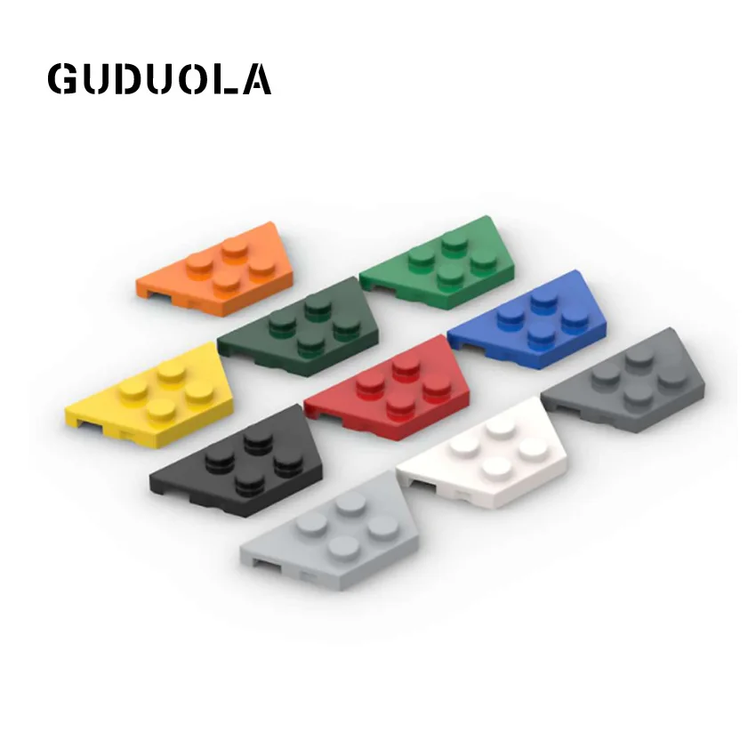 

Guduola Special Plate Wing 2x4 (51739) Plate Build MOC Block Plate 2x4 x 18°Educational Toy for Kid 50pcs/LOT