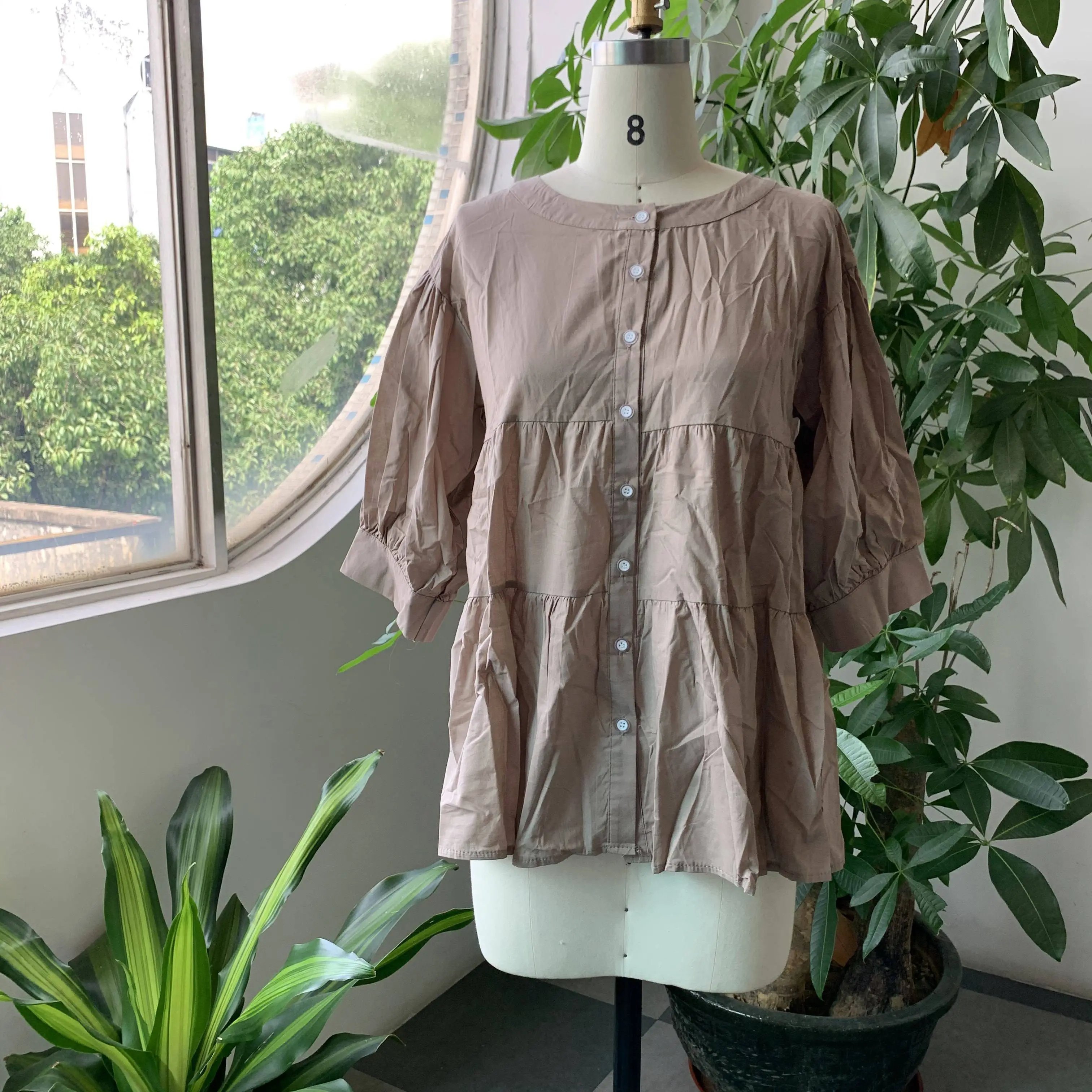 Женская блузка в японском стиле новинка 2021 осенняя женская рубашка с длинным