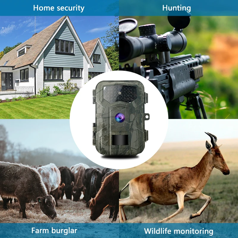 

Hunting Trail Camera Night Vision Infrared Invisible Camera Photo Trap For Hunting 32MP Wildlife Surveillance Camera photo trap
