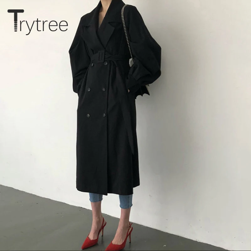 Комплект из двух предметов Trytree Женский повседневный двубортный офисный пиджак с