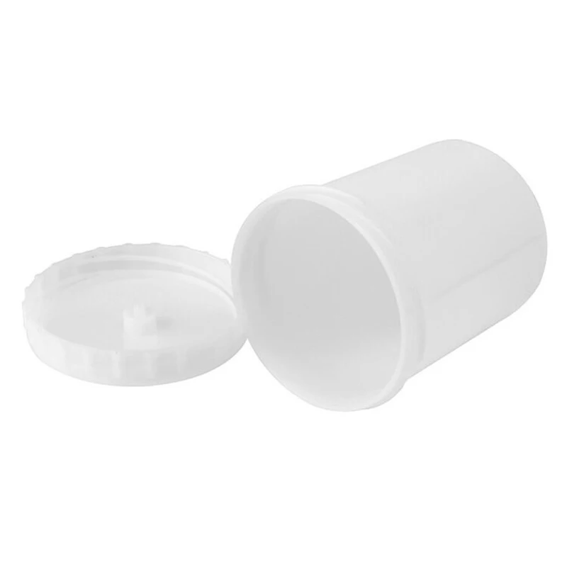 

M14*1.0mm Spray cups Parts Plastic Pot Replacement Set 125ML Tool White