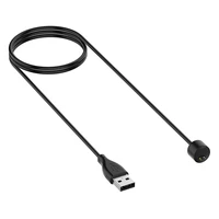 replacement usb charger for mi band 5 wristband cable cord 50cm black