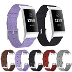 Для Fitbit Charge4 Новинка имитация официальный тканый тканевый ремешок для Fitbit Charge 4 Модныйклассический тканевый сменный ремешок на запястье