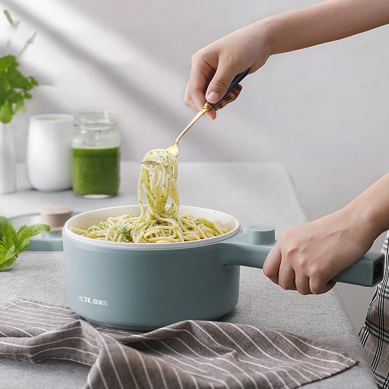 Electric Cooker Mini Skillet 220V Multifunctions Non-Stick Chamber Household Hot Pot Fry Cooking Stew | Бытовая техника
