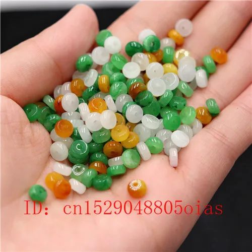Сделай Сам натуральные трехцветные нефритовые бусины Jadeite Septa изумрудные