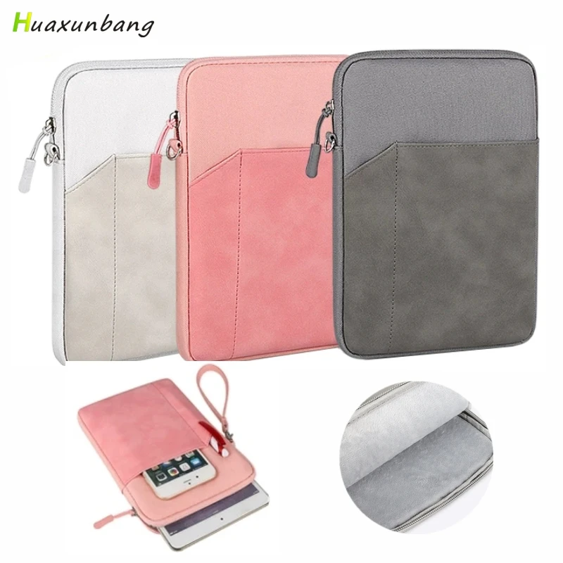 Tablet Pad PC Case For Apple iPad Mini Pro Air Pouch 1 2 3 4 5 6 Kindle Samsung Xiaomi Mi Realme Tab Huawei 9.7 10.5 inch Bag