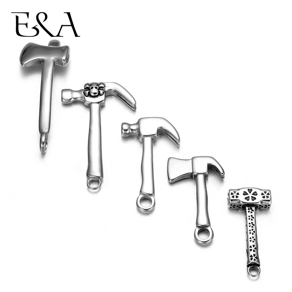 Кожаный шнур из нержавеющей стали крючки молоток коннектор с черепом