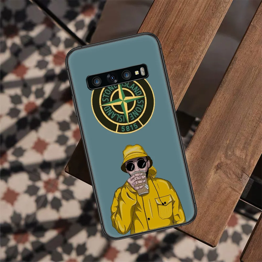 

Fashion Brand islandS For Stones Phone Case For Samsung Galaxy S 7 21 Note 8 9 10 20 E FE Plus Ultra black Back Soft Etui Pretty