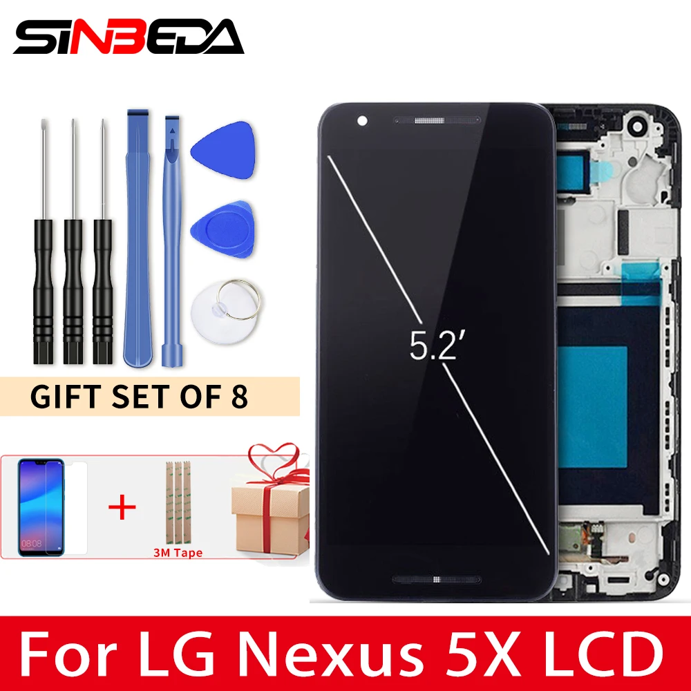 Оригинальный Для LG nexus 5X ЖК дисплей Дисплей H790 H791 H798 кодирующий преобразователь