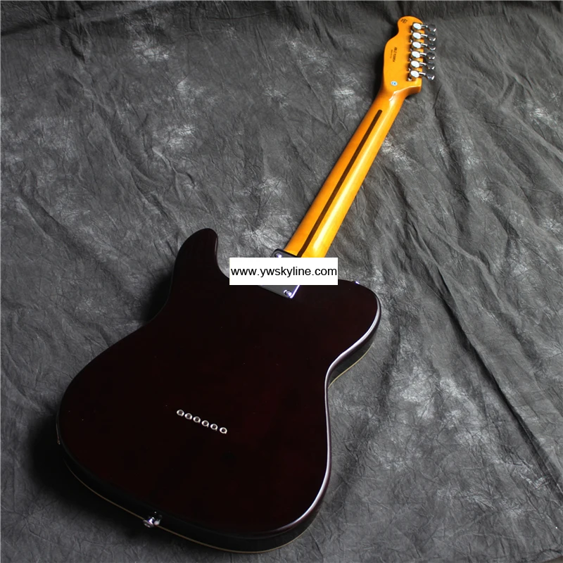 Высококачественная деревянная электрогитара koa готова к использованию