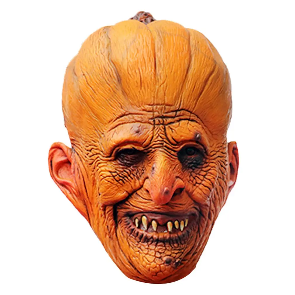 

Halloween Pumpkin Face Head Masks Novelty Scary For Party And Trick Or Treat Halloween Easter Horror Party Decoration