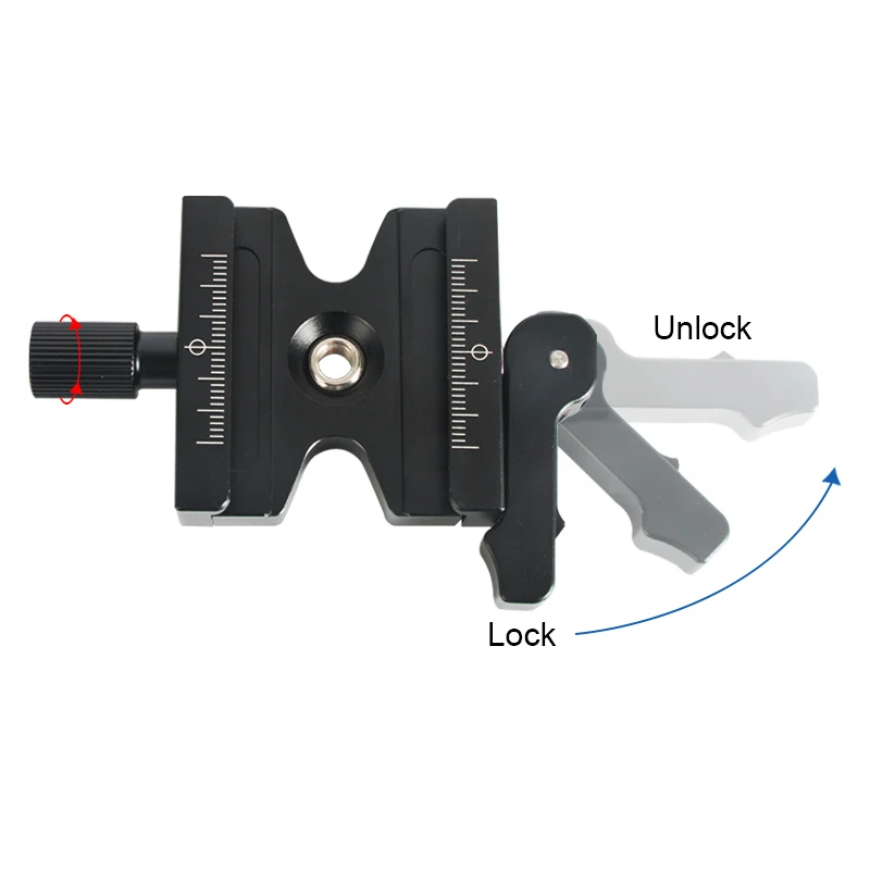 Алюминиевый CNC двойной замок 3/8 быстросъемный зажим с регулируемой ручкой рычага