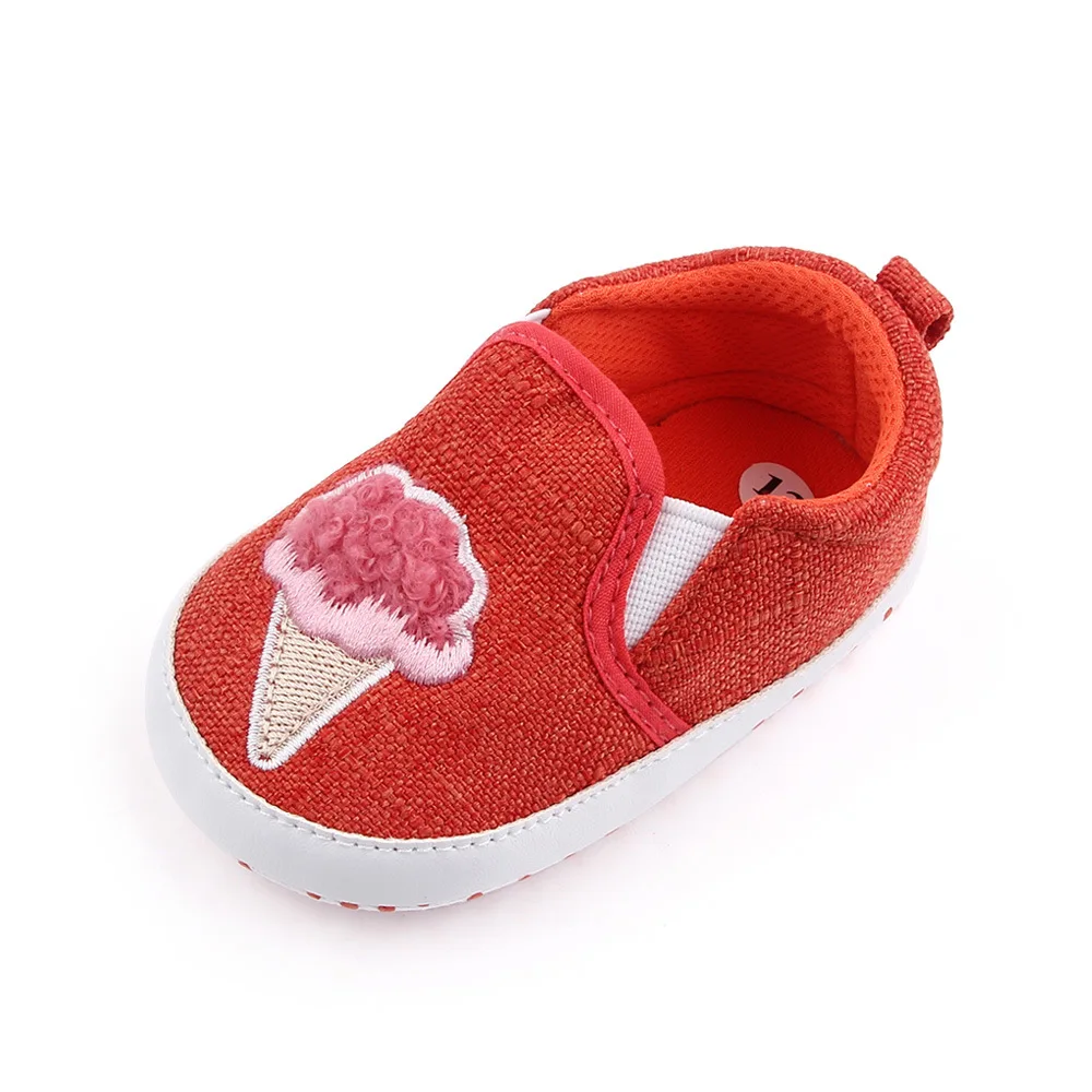 Весенняя детская обувь на мягкой подошве мороженое для маленьких девочек |