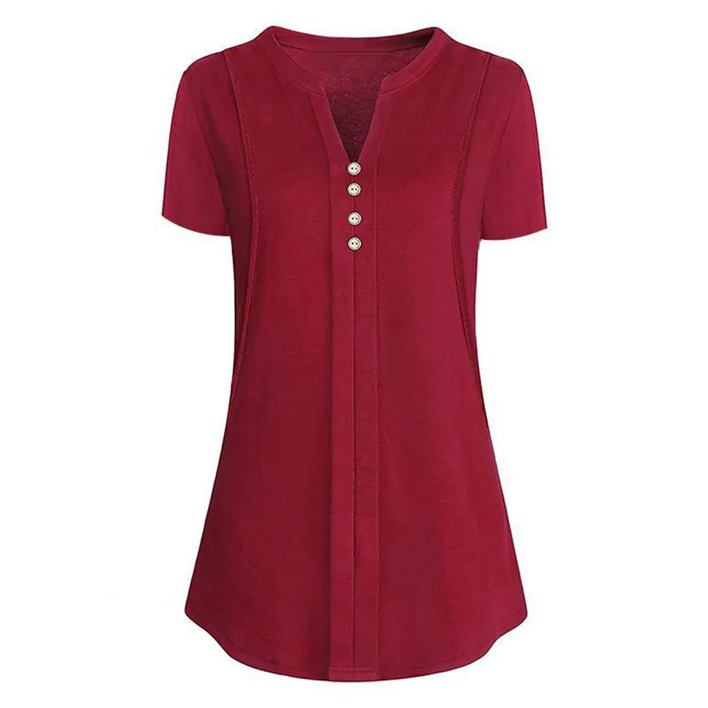 2020 женская блузка для беременных с коротким рукавом однотонные топы кормящих мам